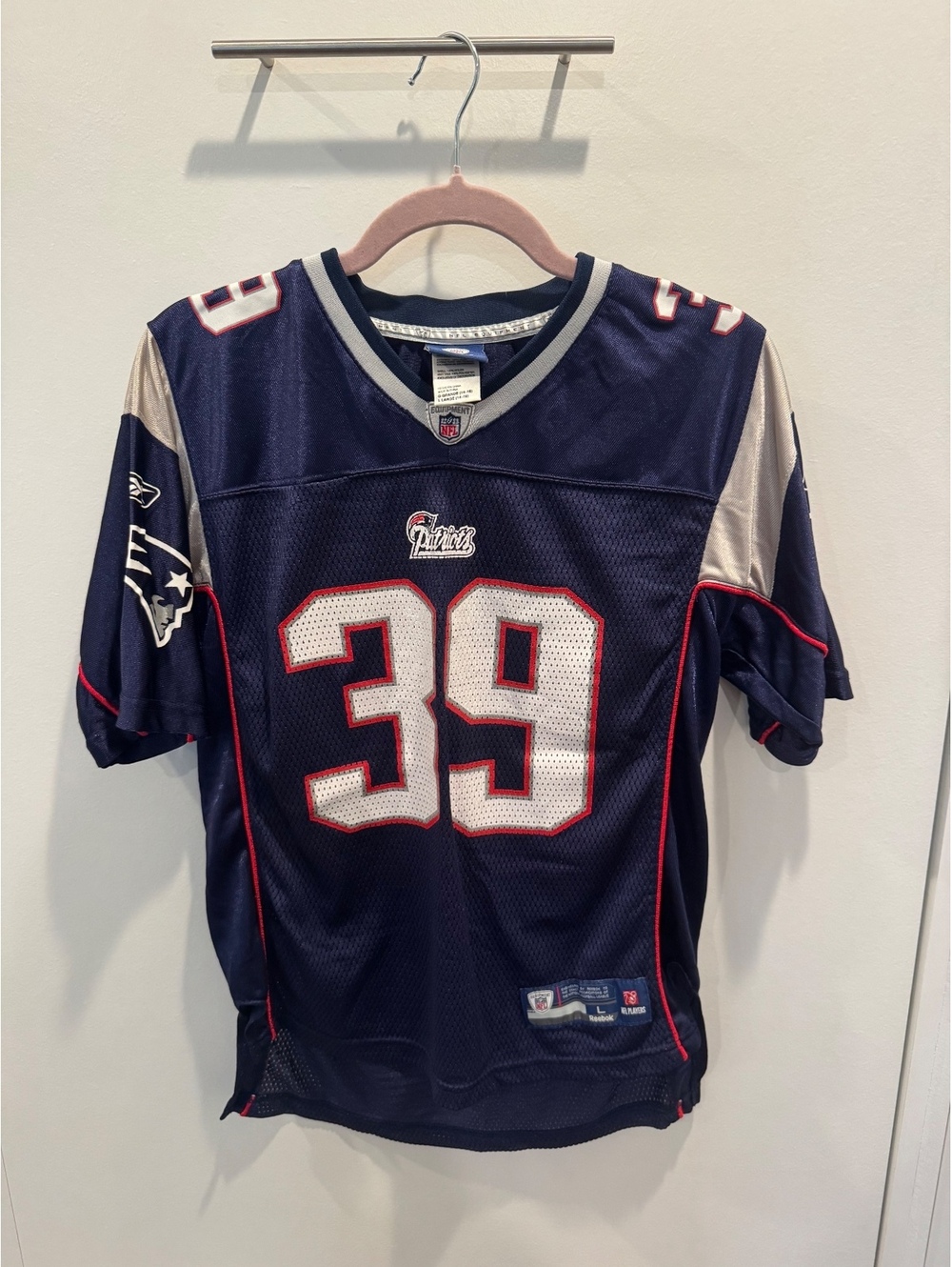 Danny Woodhead #39 New England Patriots Reebok NFL Youth Jersey Navy Size L